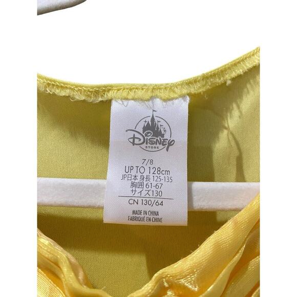 Disney Store Girl Princess Beauty and Beast Belle Dress Size 7/8 - Picture 2 of 4